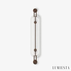 Sania - kinkiet ścienny alabastrowy Ø 18 cm