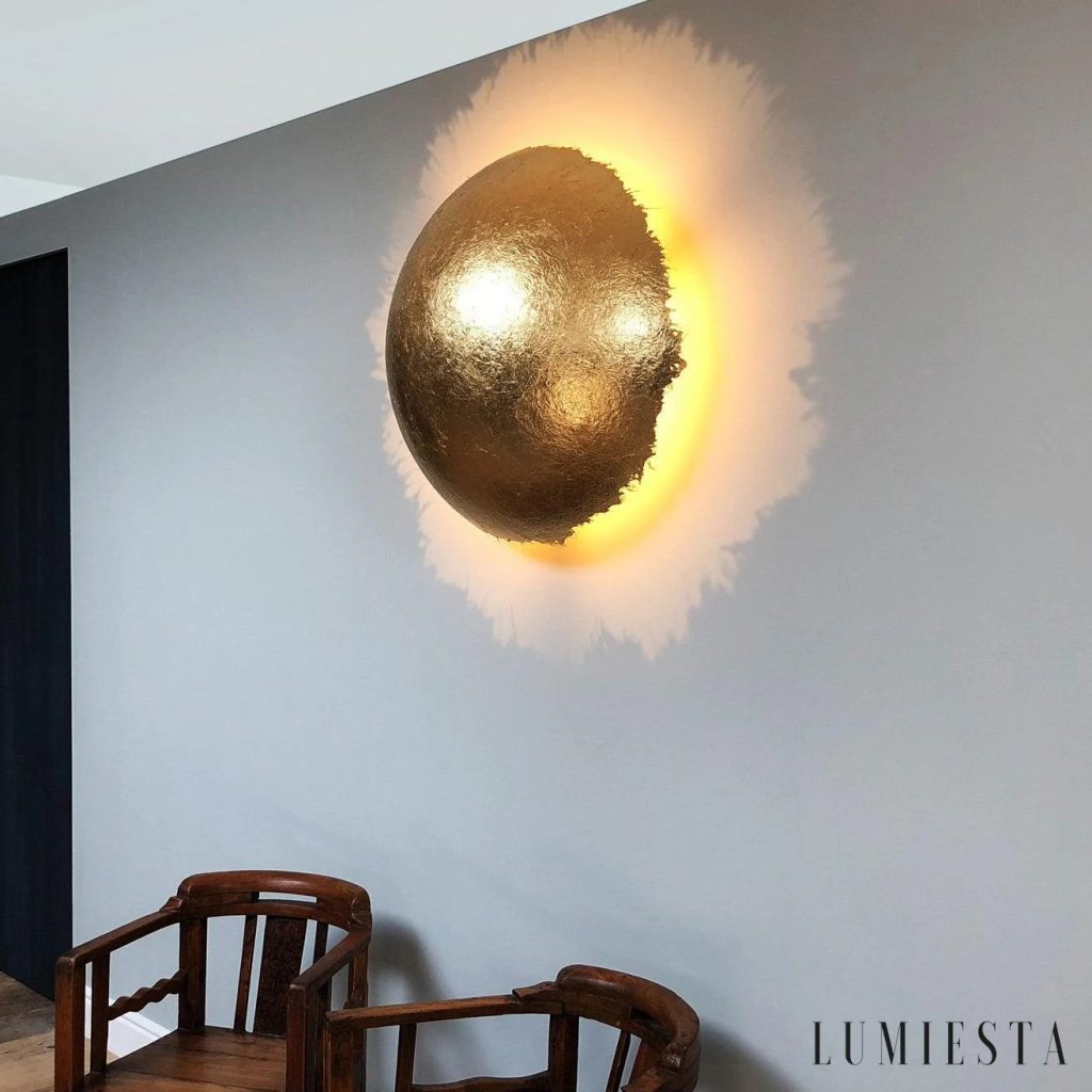 Soria - kinkiet ścienny metalowy Ø 40 cm