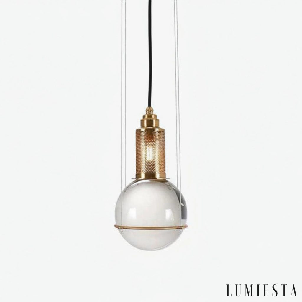 Terria - lampa wisząca kryształowa kula Ø 15 cm
