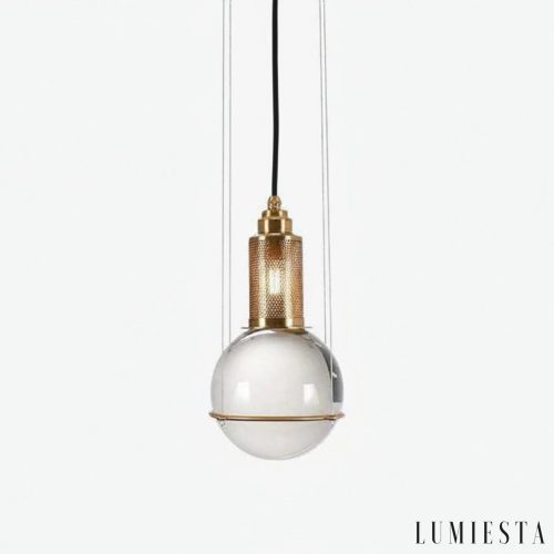 Terria - lampa wisząca kryształowa kula Ø 15 cm