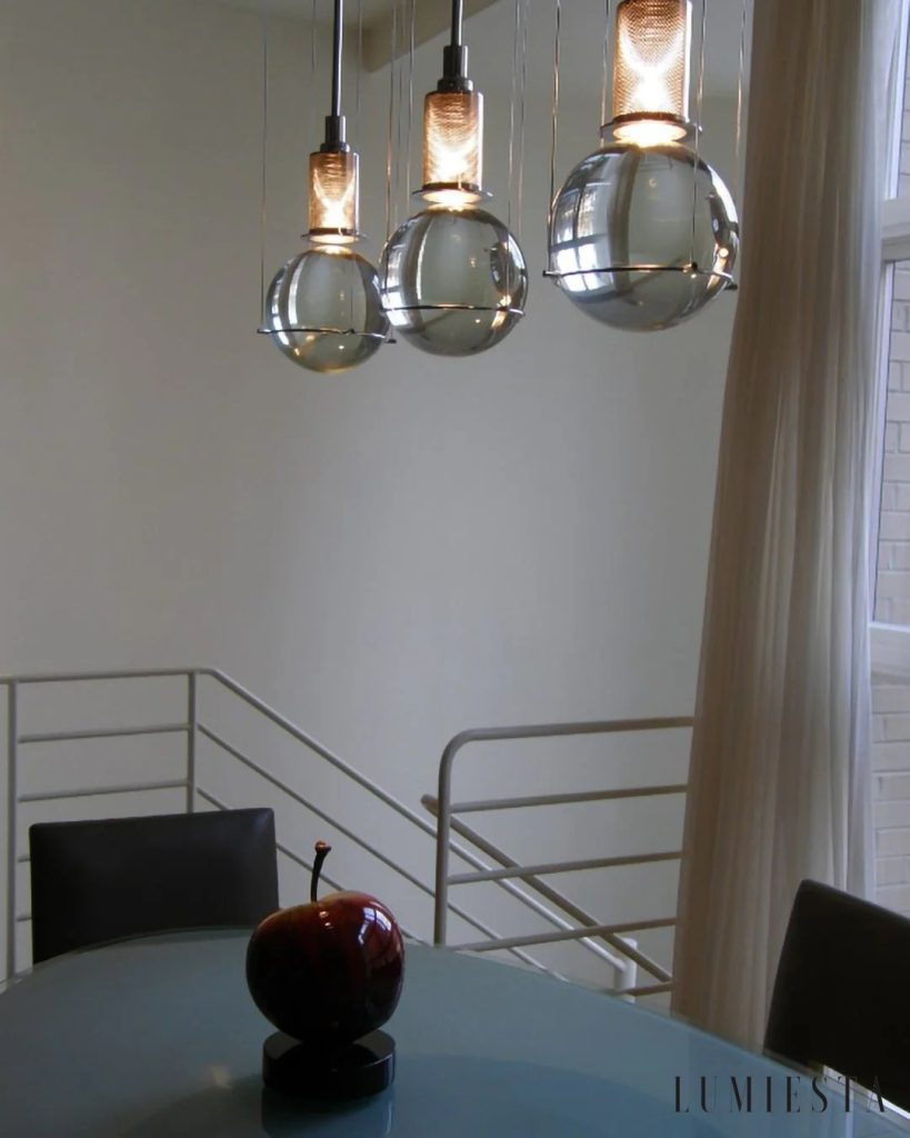 Terria - lampa wisząca kryształowa kula Ø 15 cm