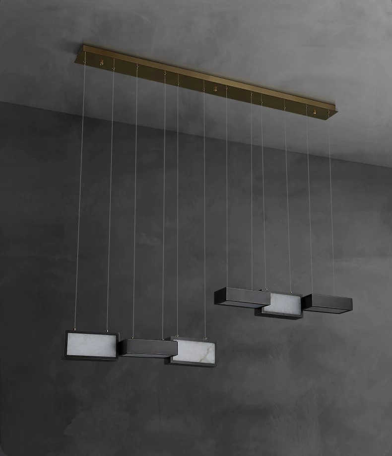 Brasia - lampa wisząca alabastrowa 100 cm