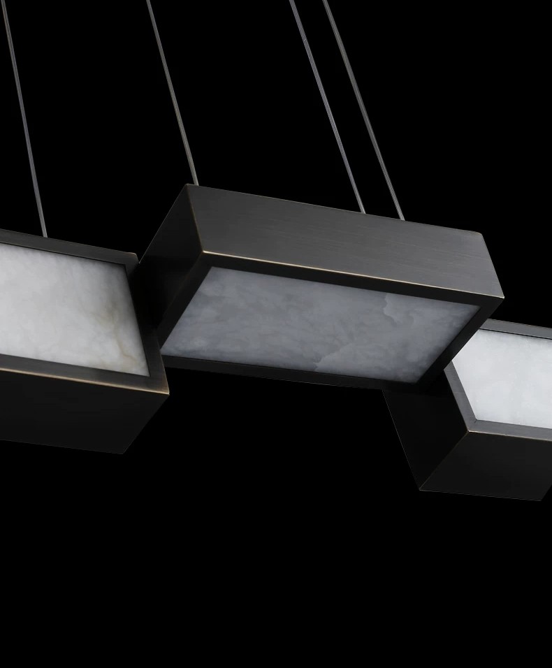 Brasia - lampa wisząca alabastrowa 100 cm
