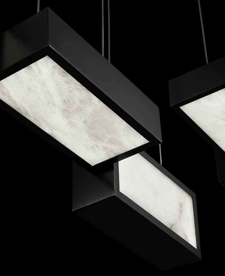 Brasia - lampa wisząca alabastrowa 100 cm