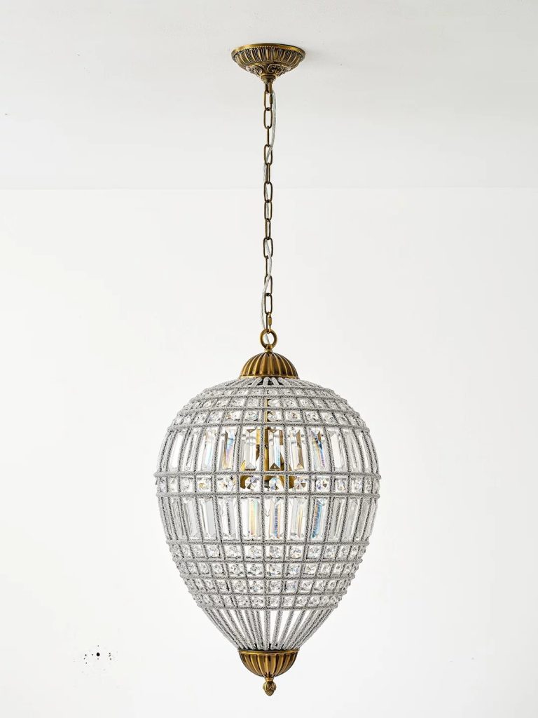 Plazoria - crystal pendant light Ø 60 cm