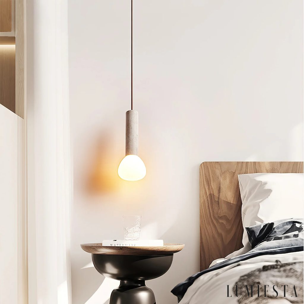 Macia - travertine pendant light Ø 12-50 cm
