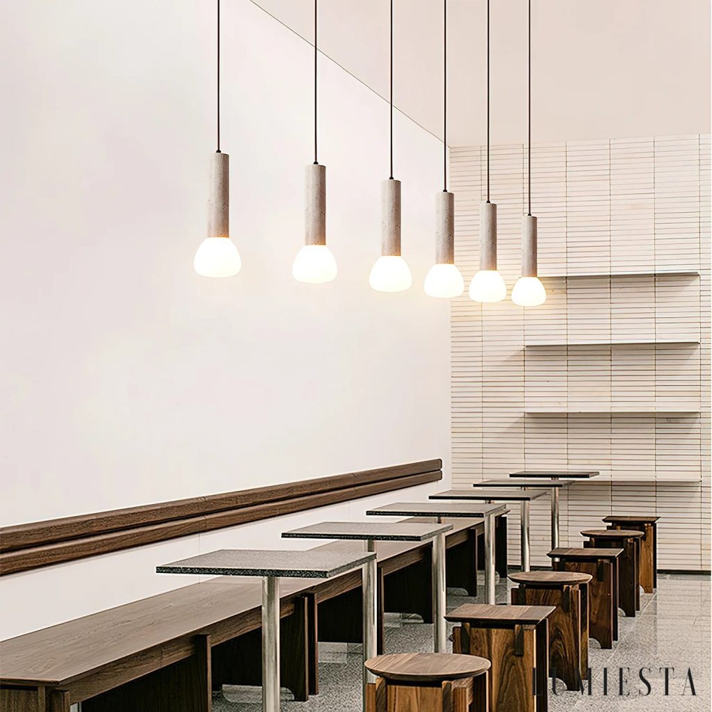 Macia - travertine pendant light Ø 12-50 cm