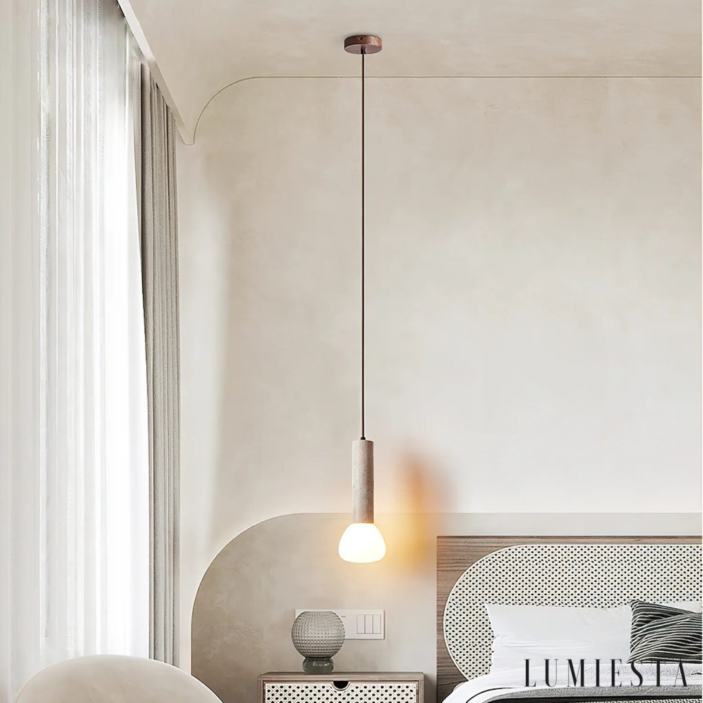 Macia - travertine pendant light Ø 12-50 cm