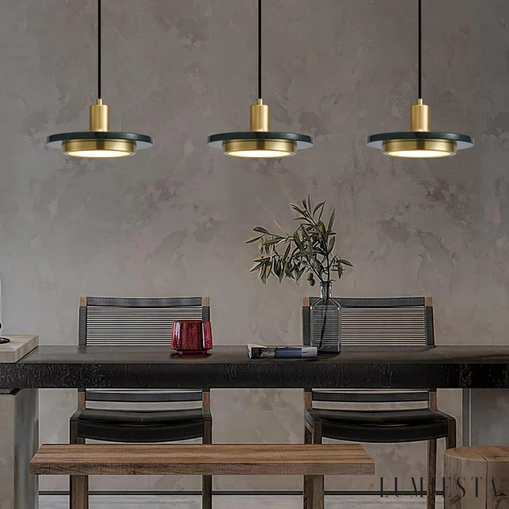 Crisia - marble pendant light Ø 20 cm