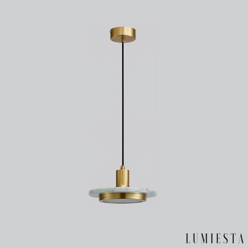 Crisia - marble pendant light Ø 20 cm