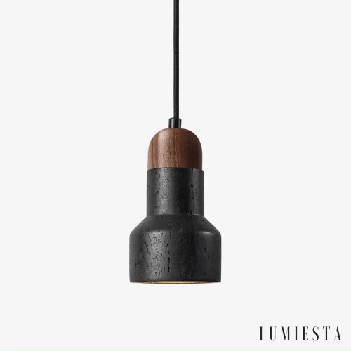 Ceria - travertine pendant light Ø 10 cm