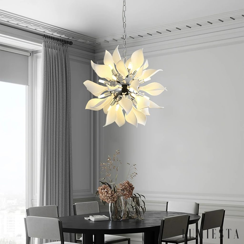 Brillia - round ceramic chandelier Ø45-80 cm