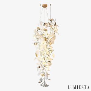 Presia - cascading ceramic chandelier