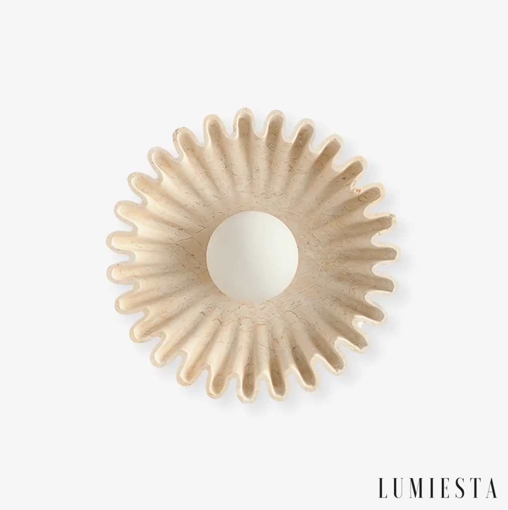 Monsaria - marble wall light Ø 32 cm
