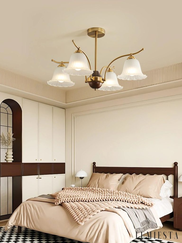 Pamia - round glass chandelier Ø 70-87 cm