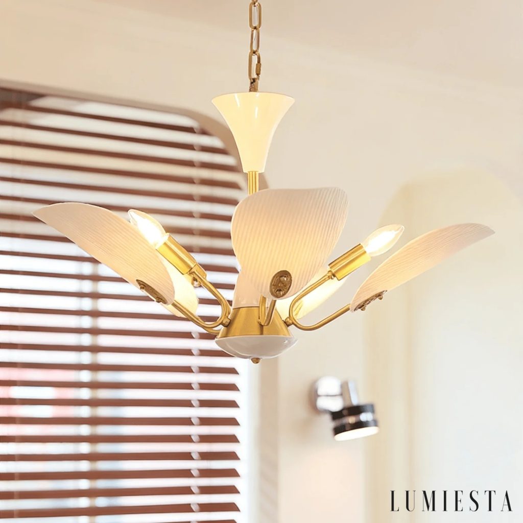 Cartia - round ceramic chandelier