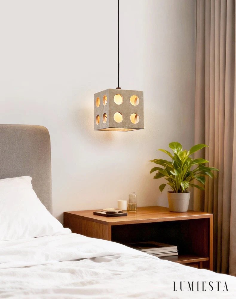 Comporia - travertine pendant light Ø 13.5 cm
