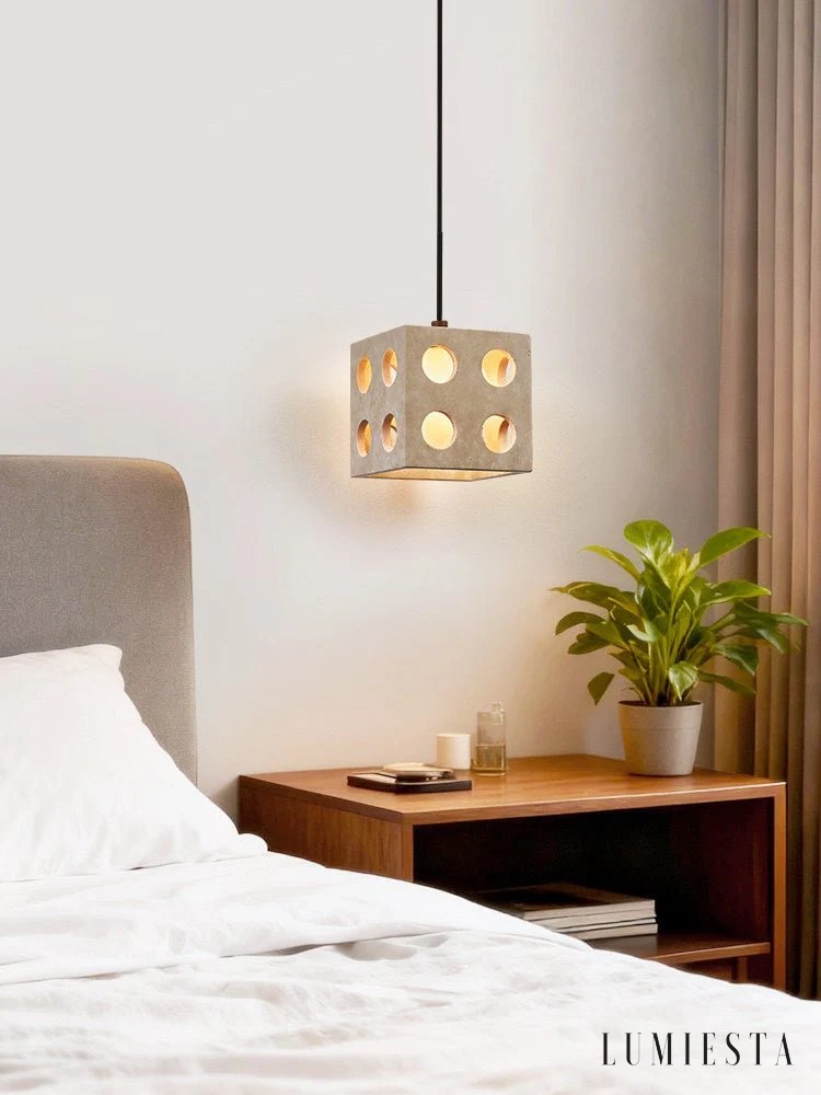 Comporia - travertine pendant light Ø 13.5 cm