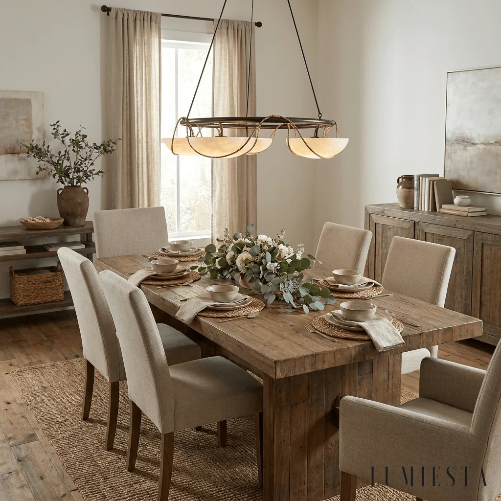 Vesia - alabaster ring chandelier Ø 85 cm