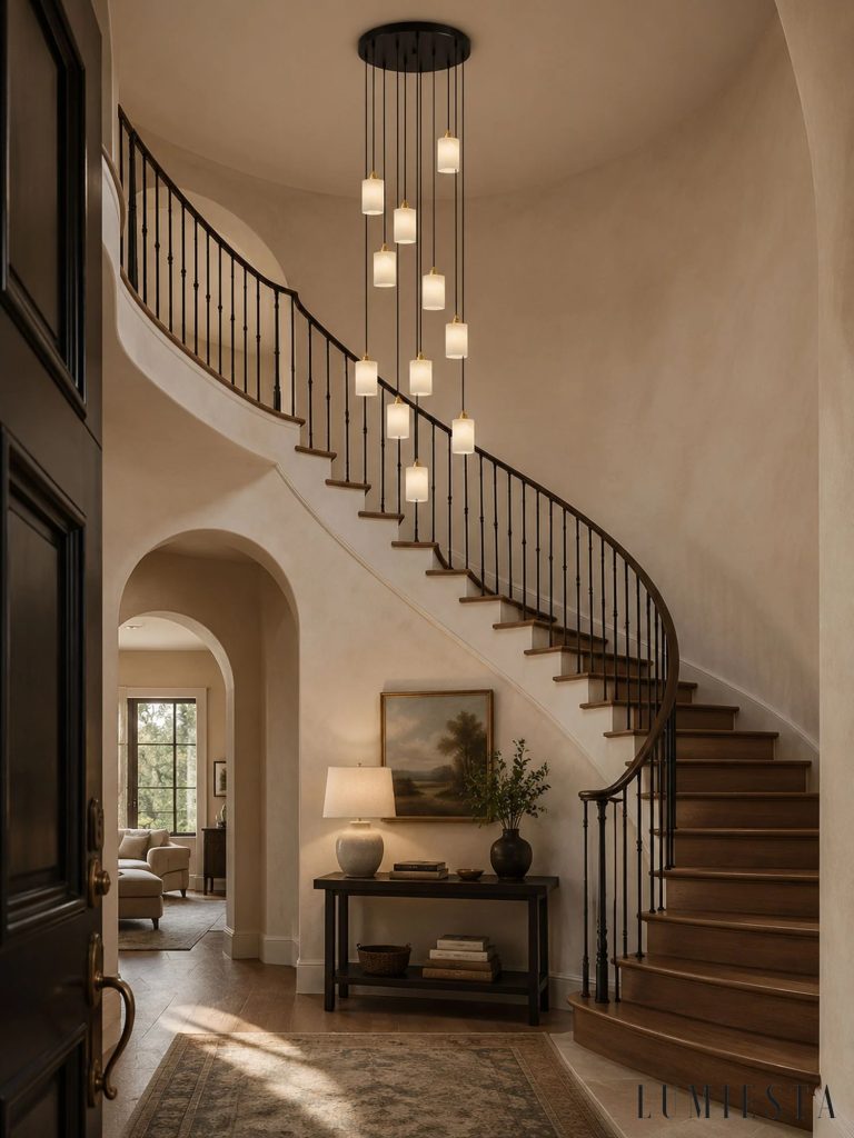 Nizzaria - alabaster cluster chandelier