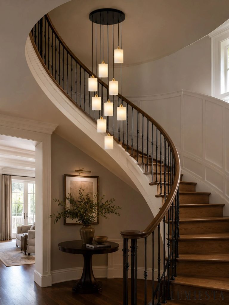 Nizzaria - alabaster cluster chandelier