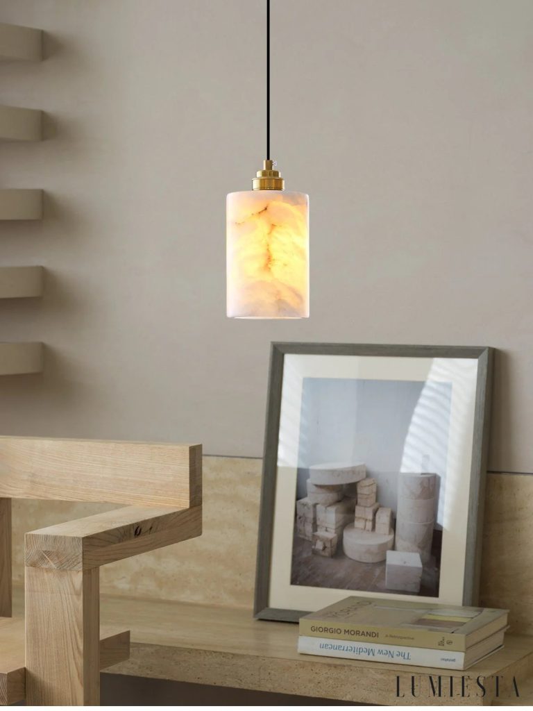 Nizzaria - alabaster cluster chandelier