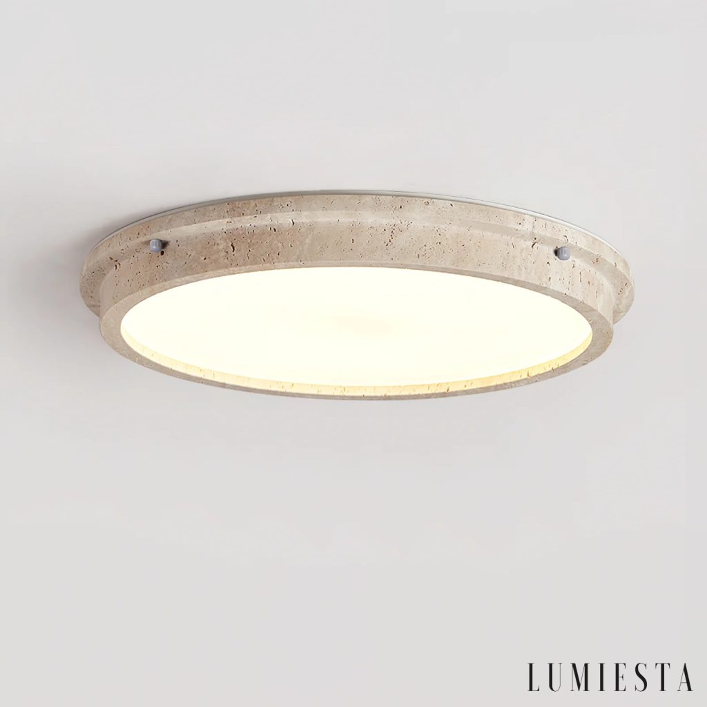 Mimia - travertine ceiling light Ø 31-51 cm
