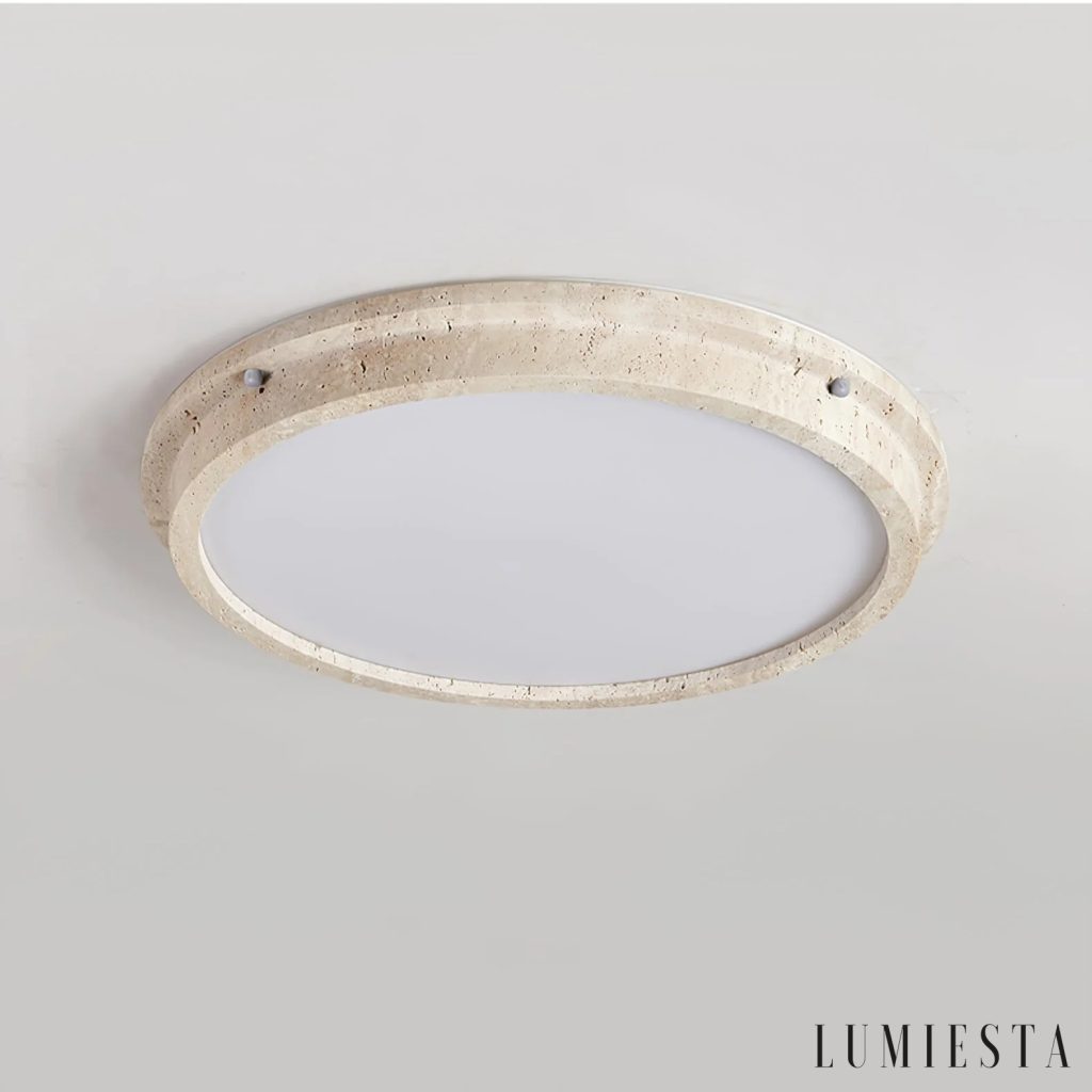 Mimia - travertine ceiling light Ø 31-51 cm