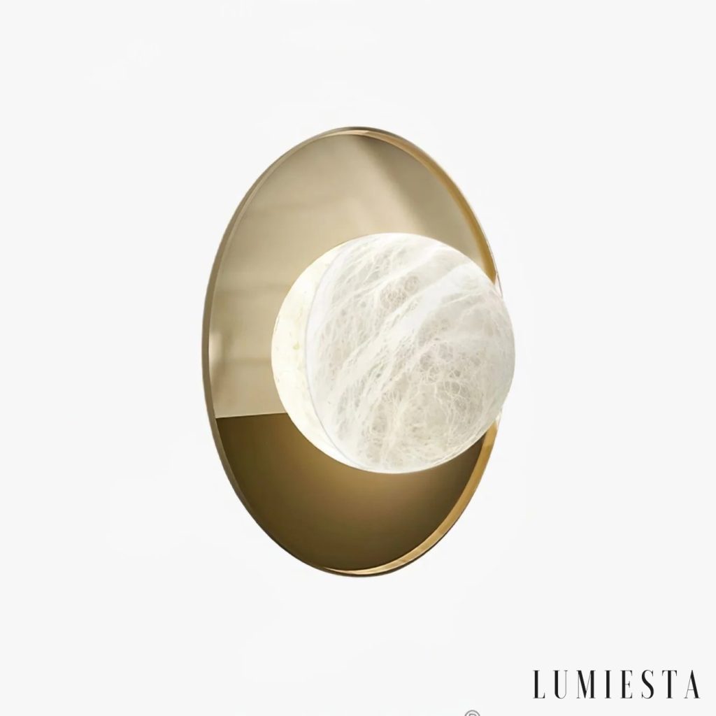 Chmuria - alabaster wall light Ø 33-44 cm