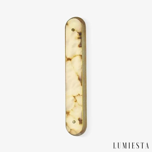 Traveria - elongated alabaster wall light, height 40-80 cm