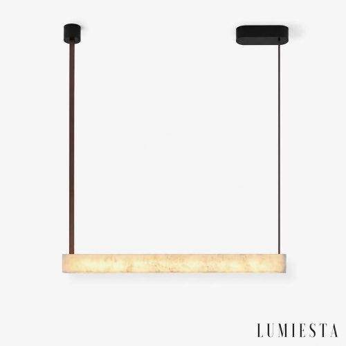 Vilia - linear alabaster pendant light