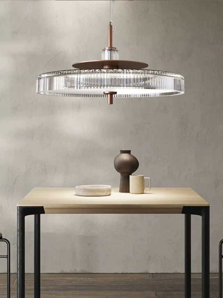 Vestia - copper pendant light Ø 44 cm