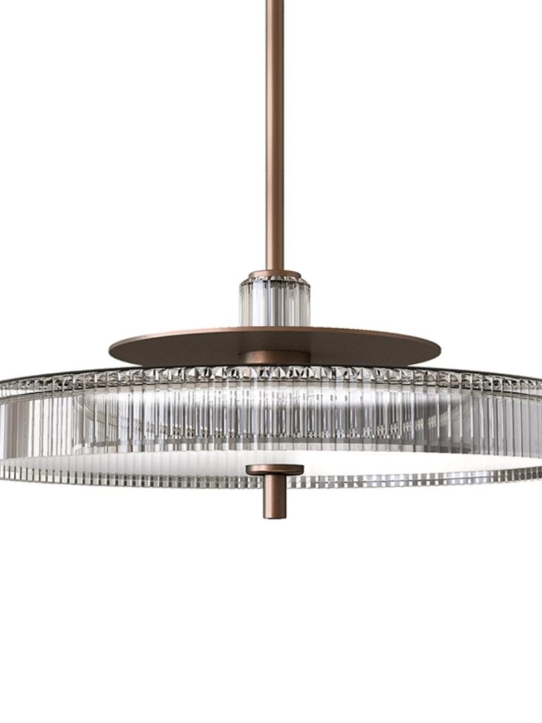 Vestia - copper pendant light Ø 44 cm
