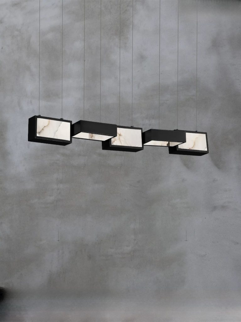 Brasia - alabaster pendant light 100 cm