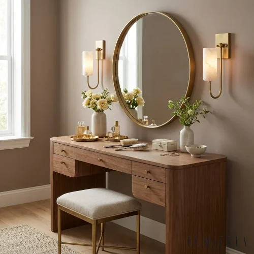 Sassetta - alabaster wall light with copper, 12 cm wide - material detail - copper