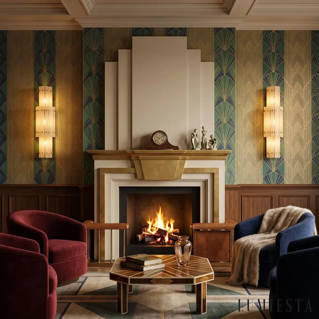 Belmonte - alabaster wall light, 65 cm high - full view